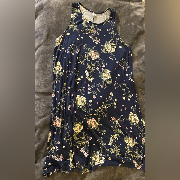 Old Navy Floral Jersey Swing Dress - Picture 1 of 1